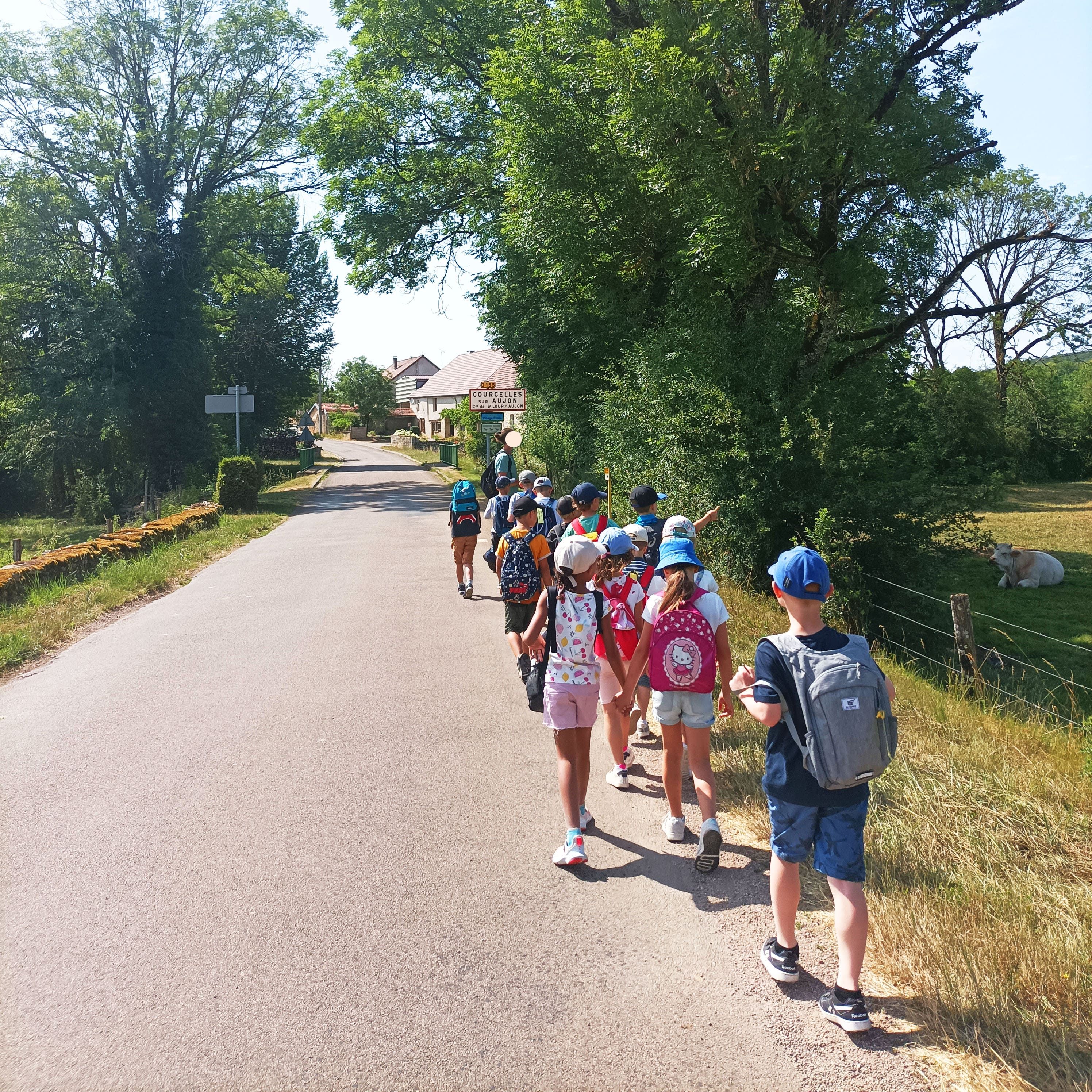 Atelier Maison de Courcelles, ballade en nature