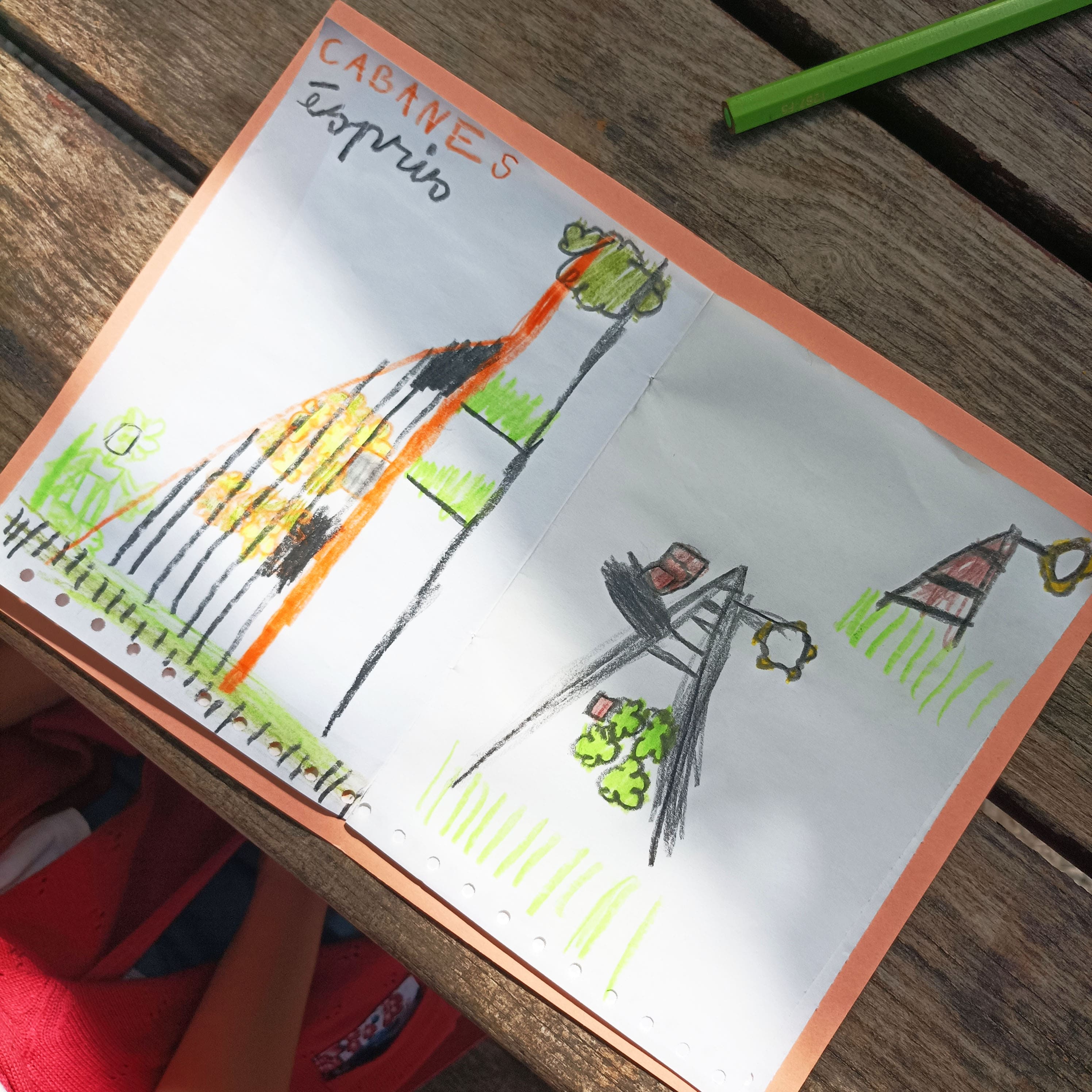 Atelier Maison de Courcelles, carnet de bord, cabanes des esprits