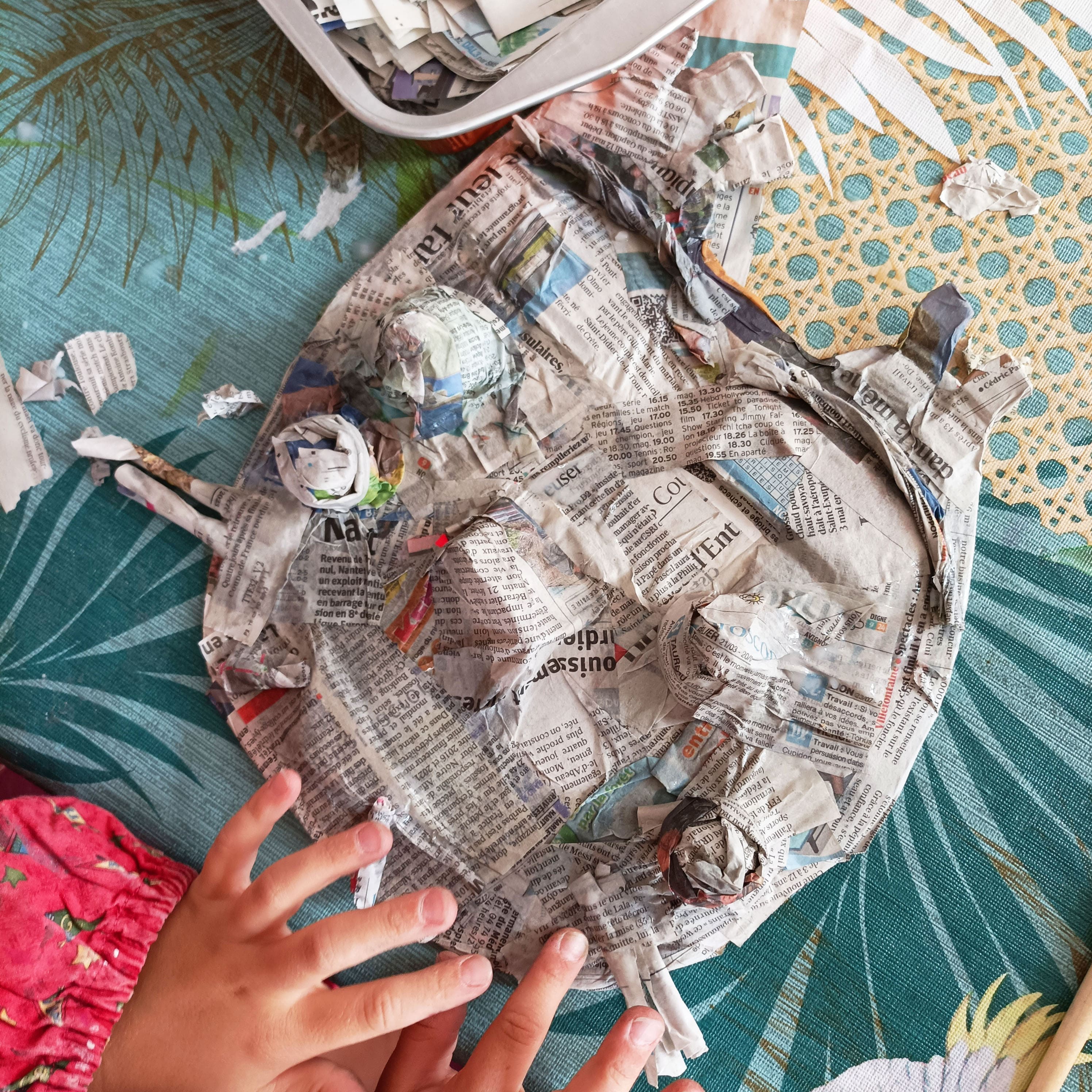 Atelier Maison de Courcelles, papier mâché 