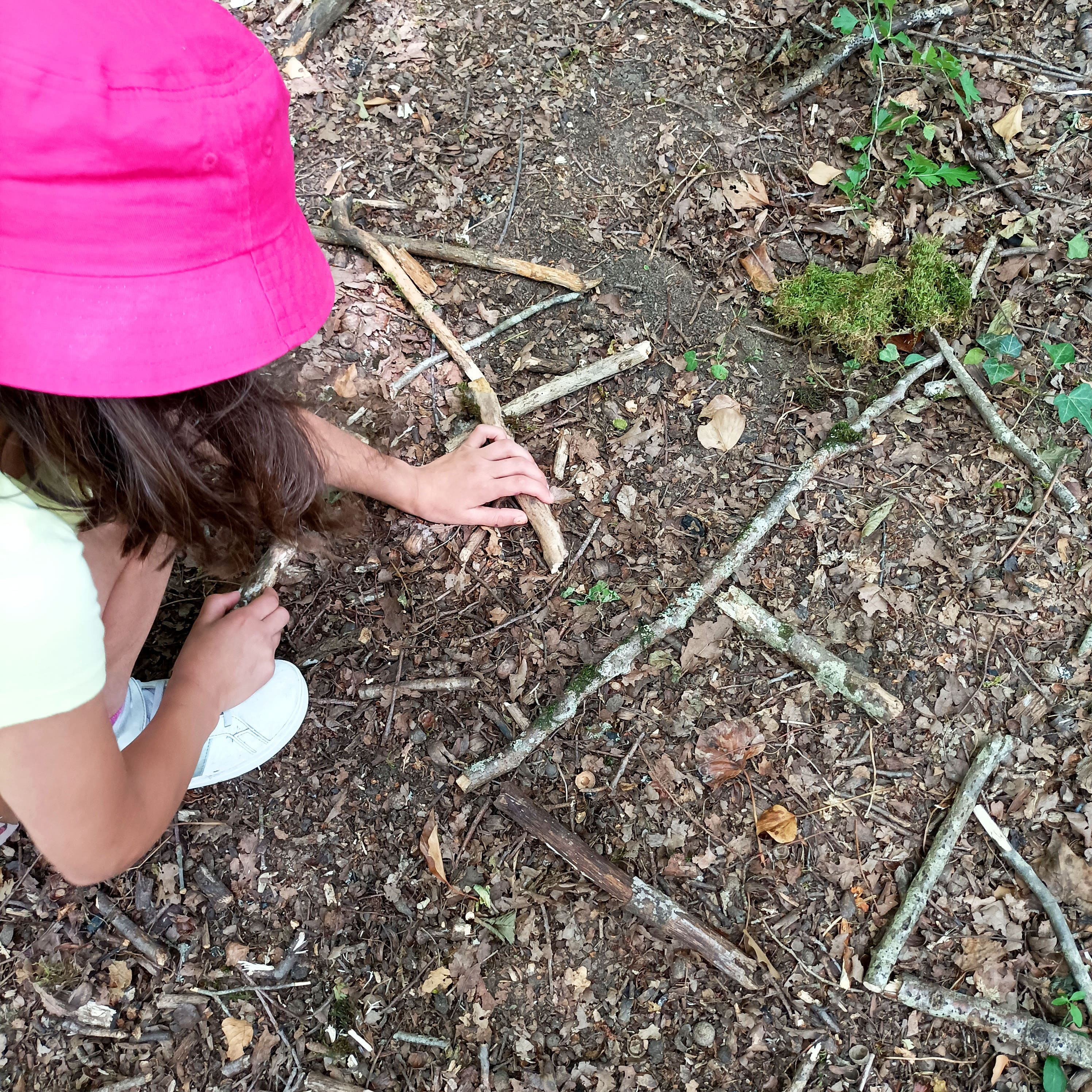 Atelier Maison de Courcelles, typographie enn land-art