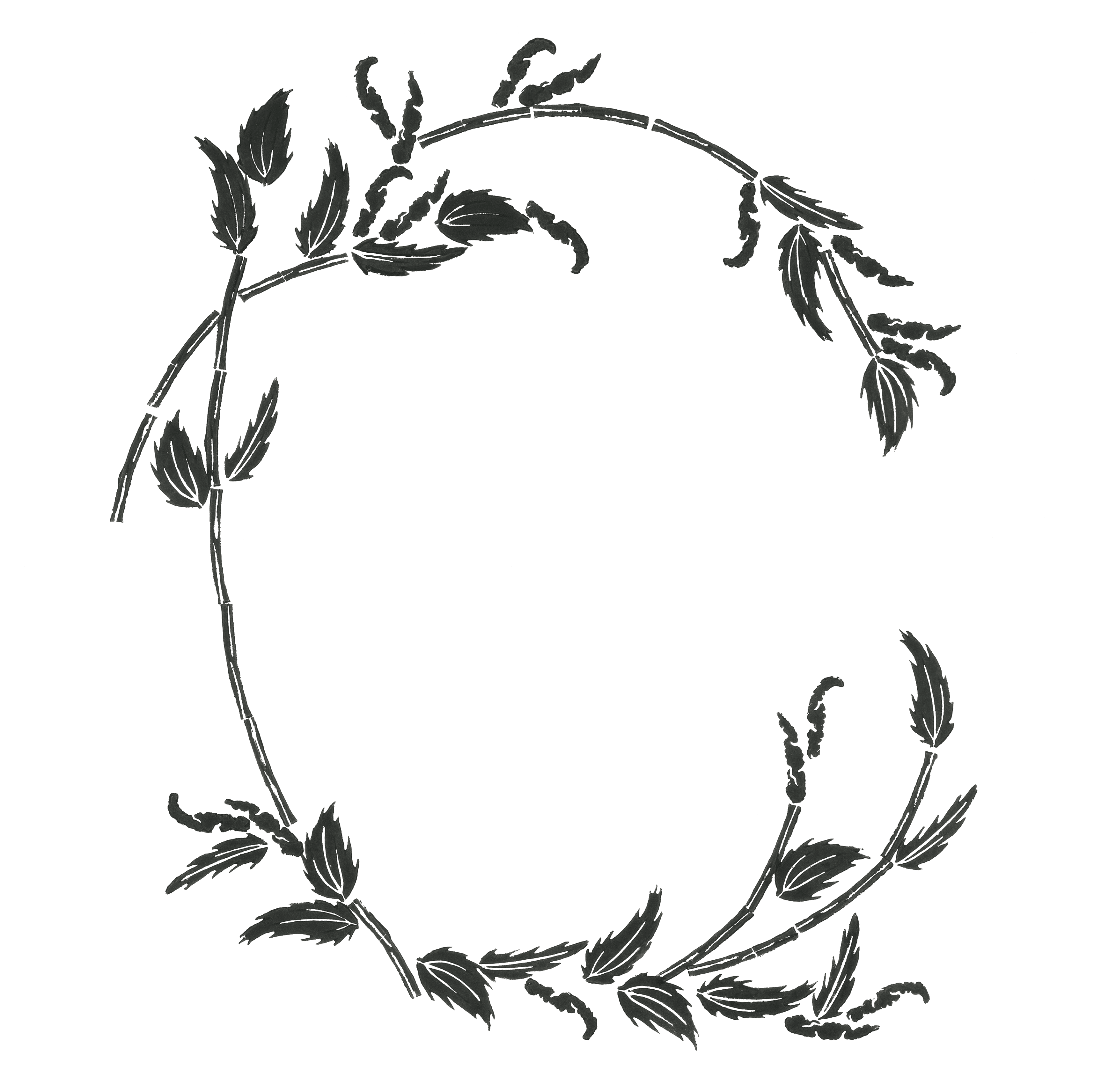 Typo Urtica, lettrine C