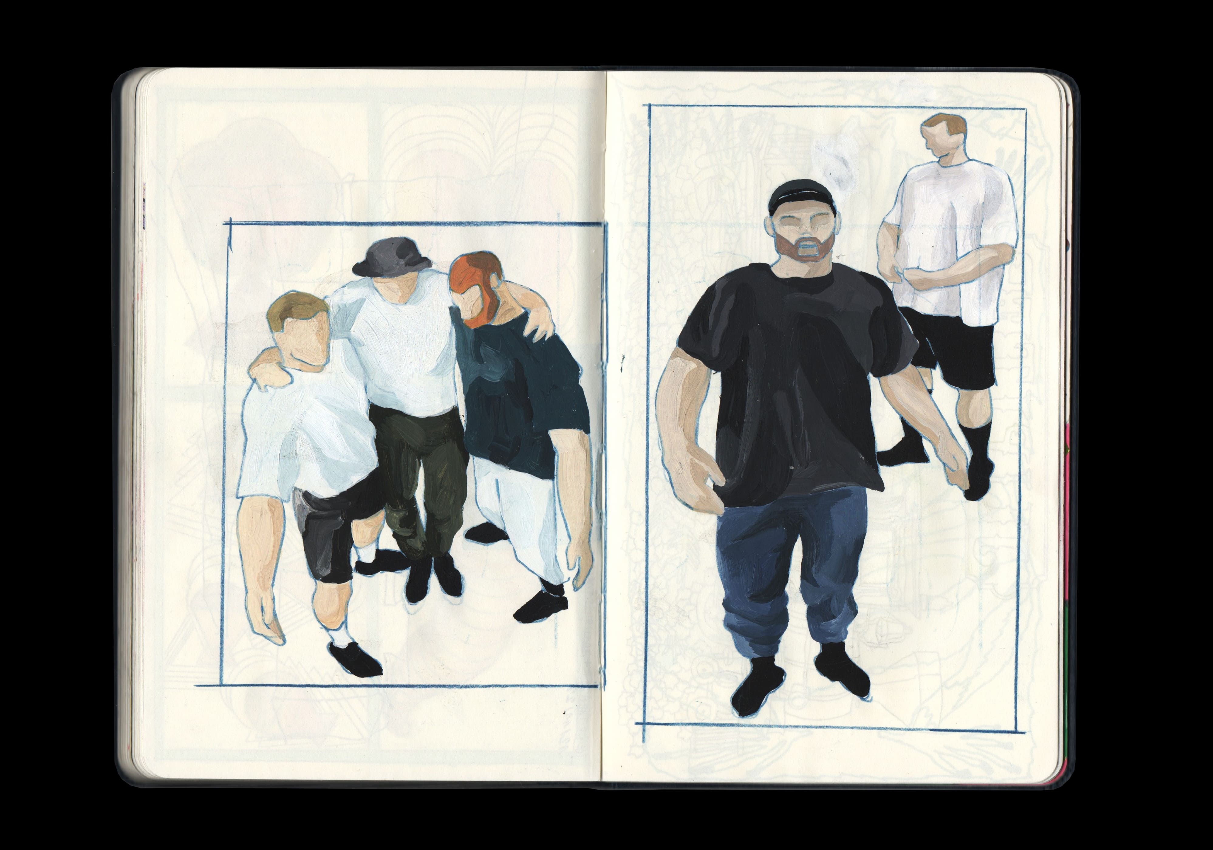 Carnet, dessin d'observation