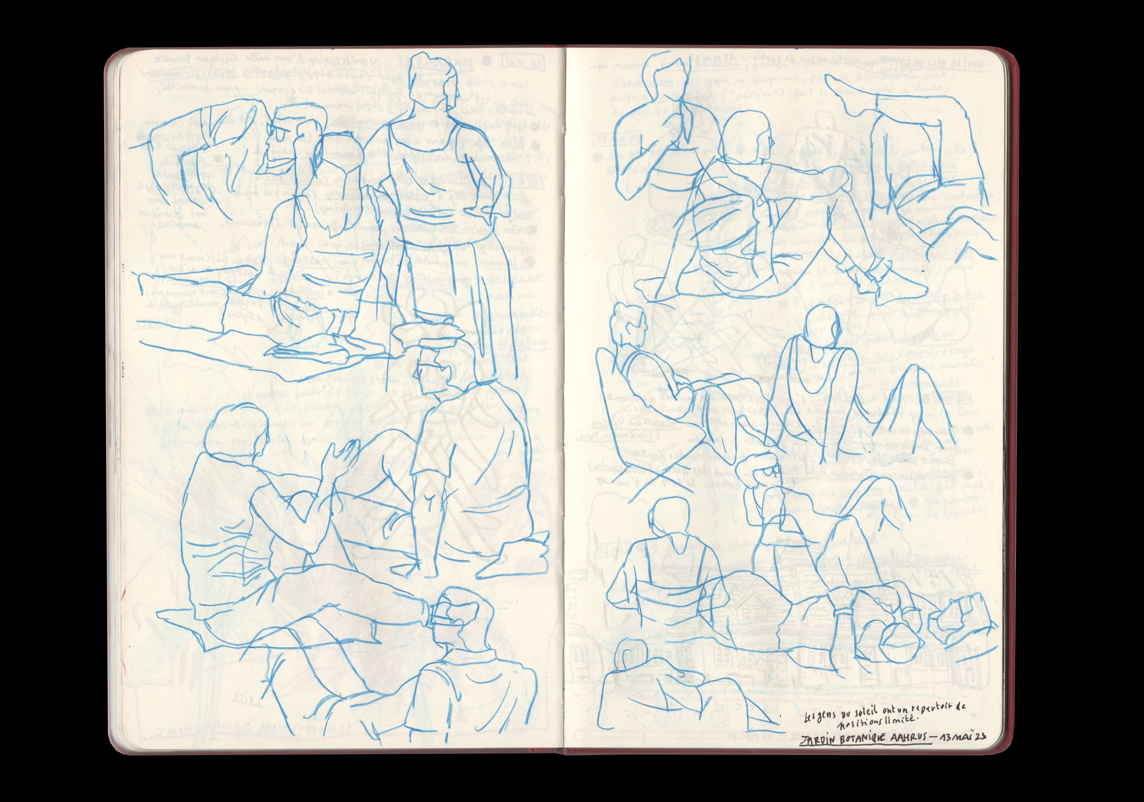 Carnet, dessin d'observation