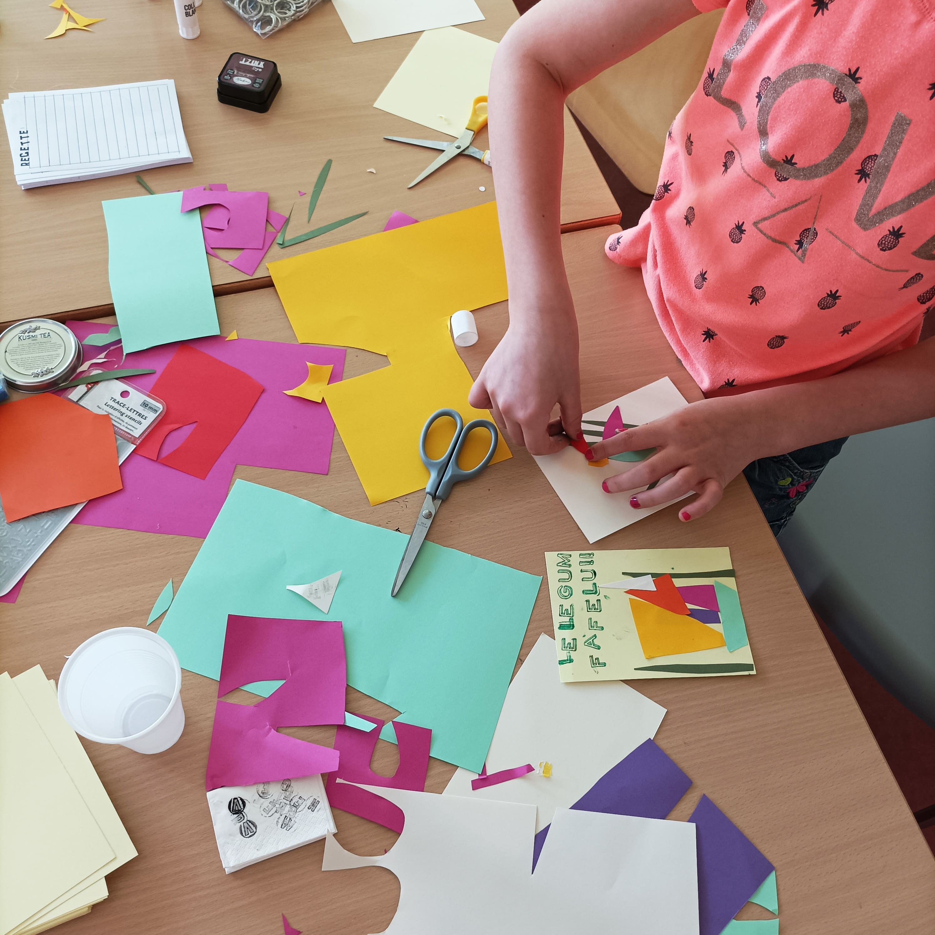 Atelier Jardin de l’UTAMS, réalisation en cours