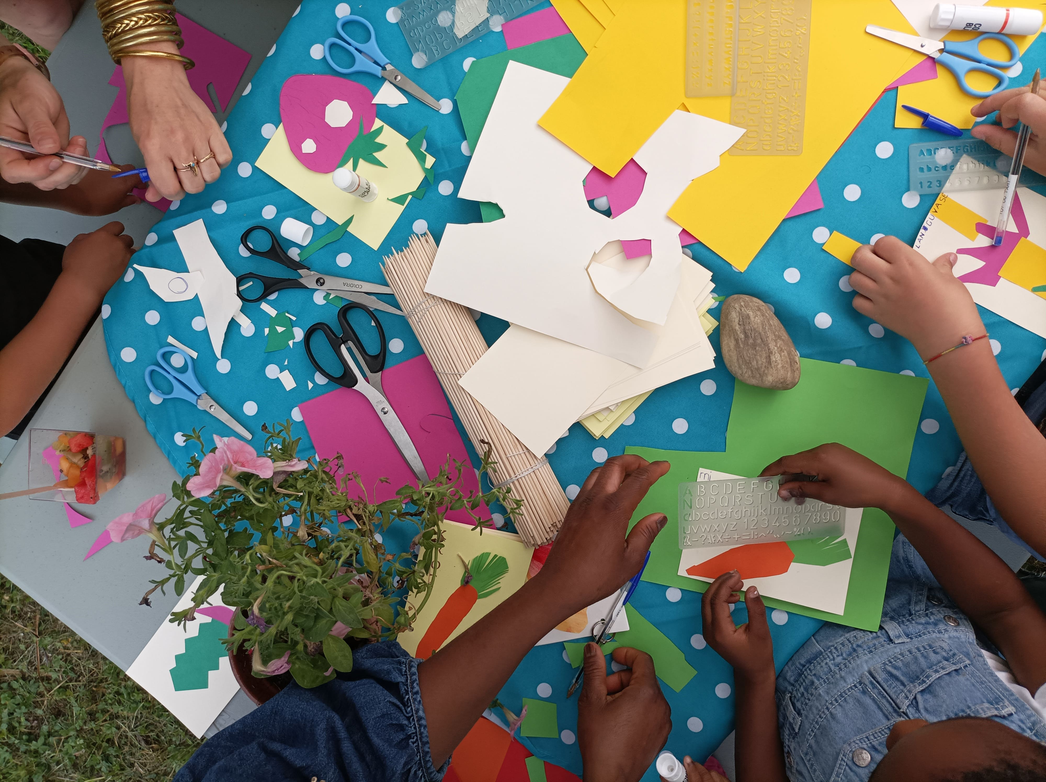 Atelier Jardin de l’UTAMS, atelier en extérieur